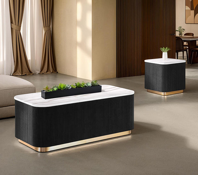 Virden Rectangle Cocktail Table - 3 Bros Warehouse