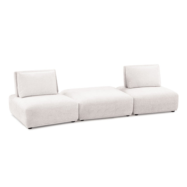 Stavanger 2-Seater w/ Square Ottoman - 3 Bros Warehouse