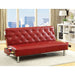 Farel Futon Sofa Red & White - 3 Bros Warehouse