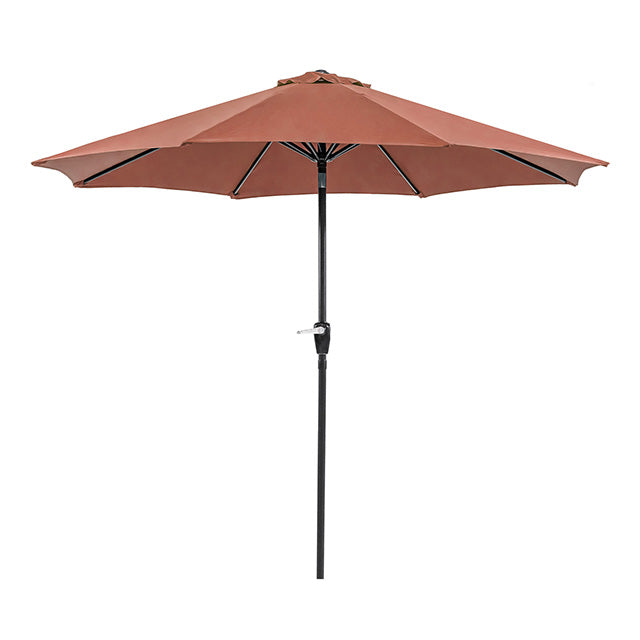 Soli 9' Outdoor Umbrella w/ Auto Tilt + 21" Round Base - 3 Bros Warehouse