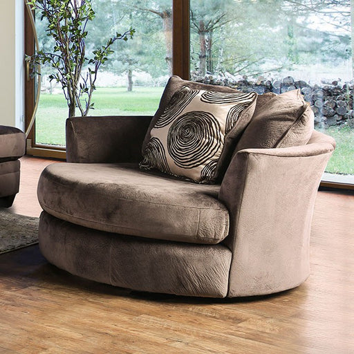 Bonaventura Brown Swivel Chair image